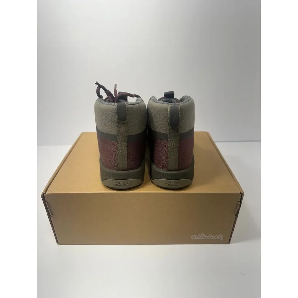 Allbirds Cruiser Mid Explore Women’s 6 Hazy Burgundy Rustic Brown New Box